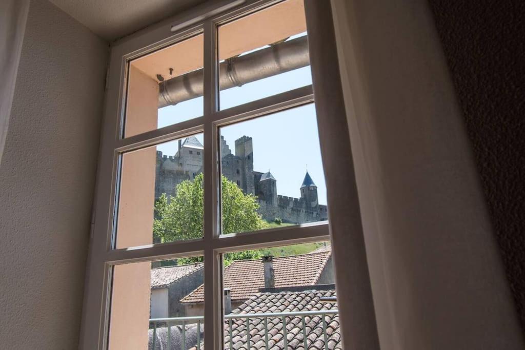 Le Saint Gimer - Vue Sur La Cite Medievale - Climatisation Carcassonne Luaran gambar